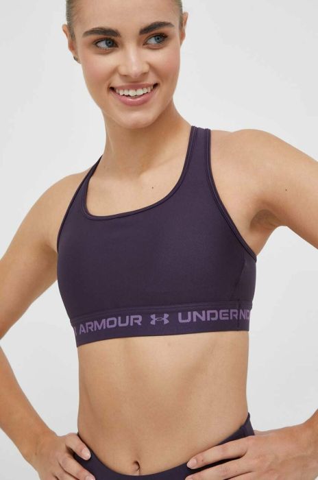 Спортивний бюстгальтер Under Armour Crossback колір синій 1361034-001