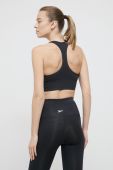 Бюстгальтер Reebok GR9481 колір чорний гладкий