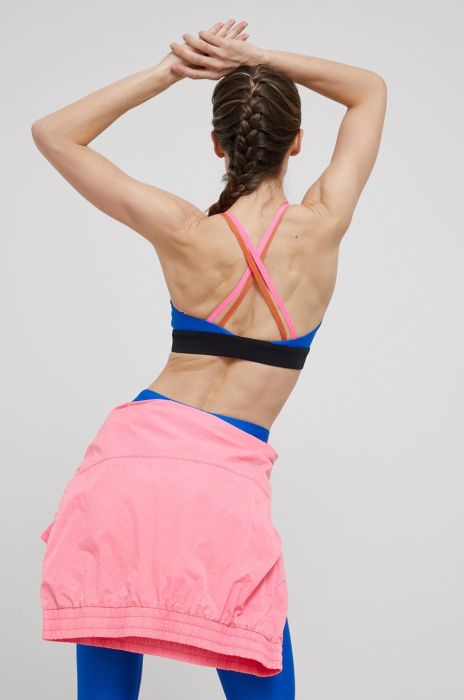 Спортивний бюстгальтер P.E Nation однотонний колір блакитний