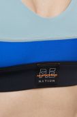Спортивний бюстгальтер P.E Nation однотонний колір блакитний