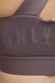 Бюстгальтер Only Play колір фіолетовий гладкий