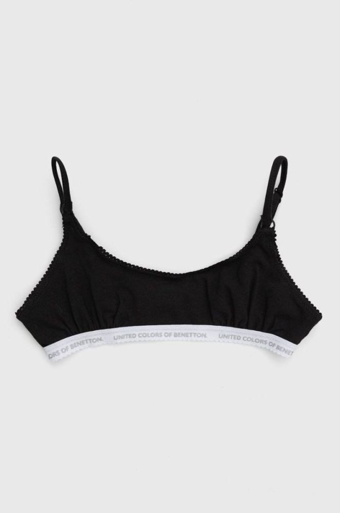 Дитячий бюстгальтер United Colors of Benetton (2-pack) колір білий фото 2