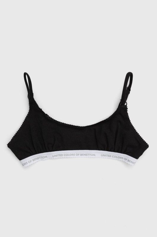 Дитячий бюстгальтер United Colors of Benetton (2-pack) колір білий фото 2