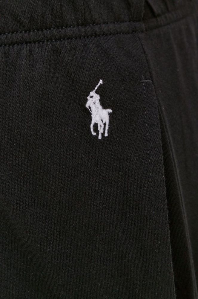 Піжамні штани Polo Ralph Lauren чоловічі колір чорний гладка фото 3