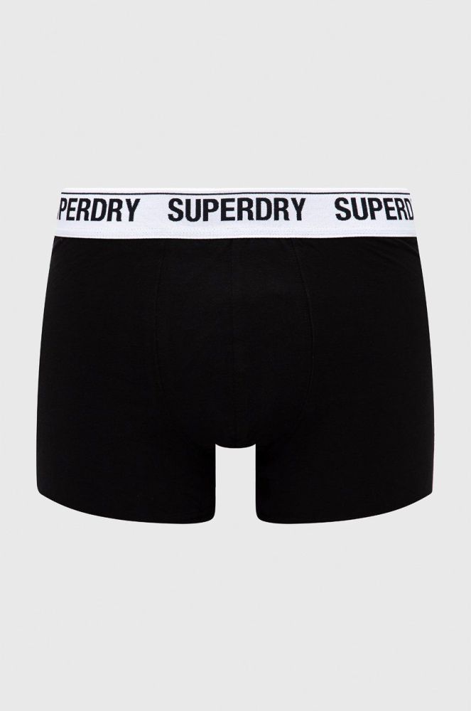 Боксери Superdry чоловічі колір чорний (2253357)