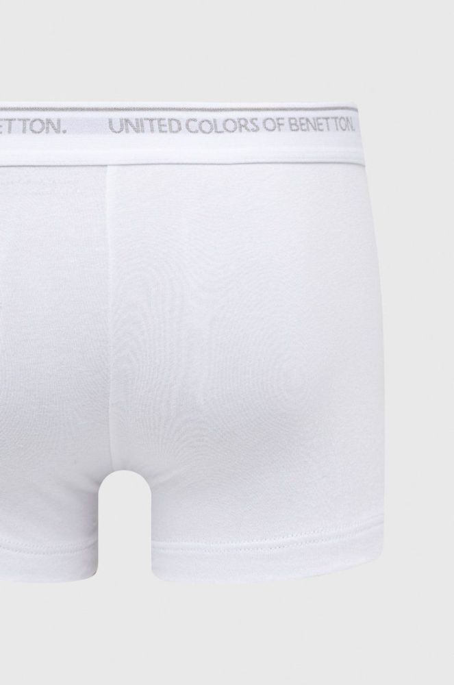 Боксери United Colors of Benetton чоловічі колір білий фото 2