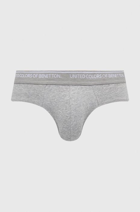 Сліпи United Colors of Benetton чоловічі колір сірий