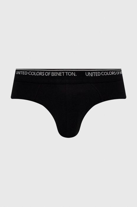 Сліпи United Colors of Benetton чоловічі колір білий (1707346)