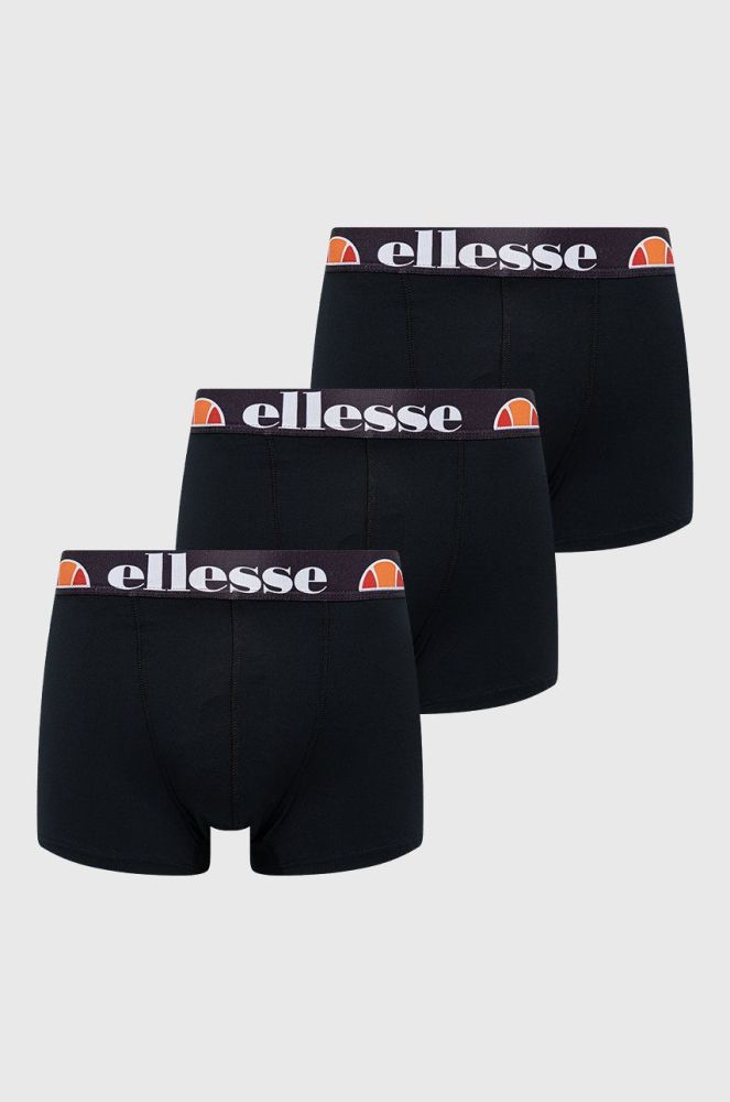 Боксери Ellesse (3-pack) чоловічі колір чорний