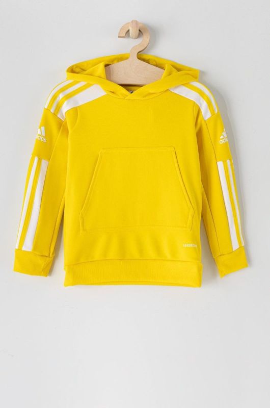 Дитяча кофта adidas Performance GP6431 колір жовтий гладка
