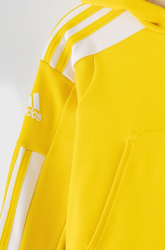 Дитяча кофта adidas Performance GP6431 колір жовтий гладка фото 2