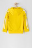 Дитяча кофта adidas Performance GP6431 колір жовтий гладка