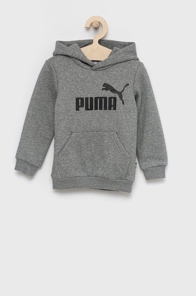 Дитяча кофта Puma 586965 колір сірий з принтом