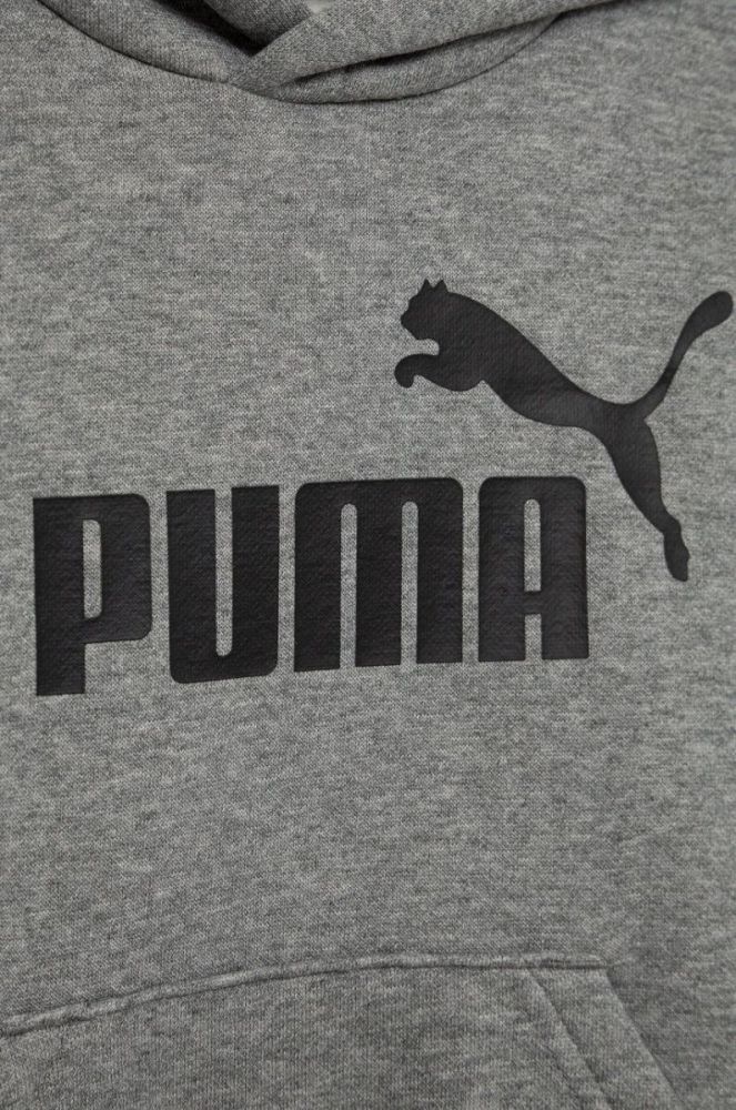 Дитяча кофта Puma 586965 колір сірий з принтом фото 3