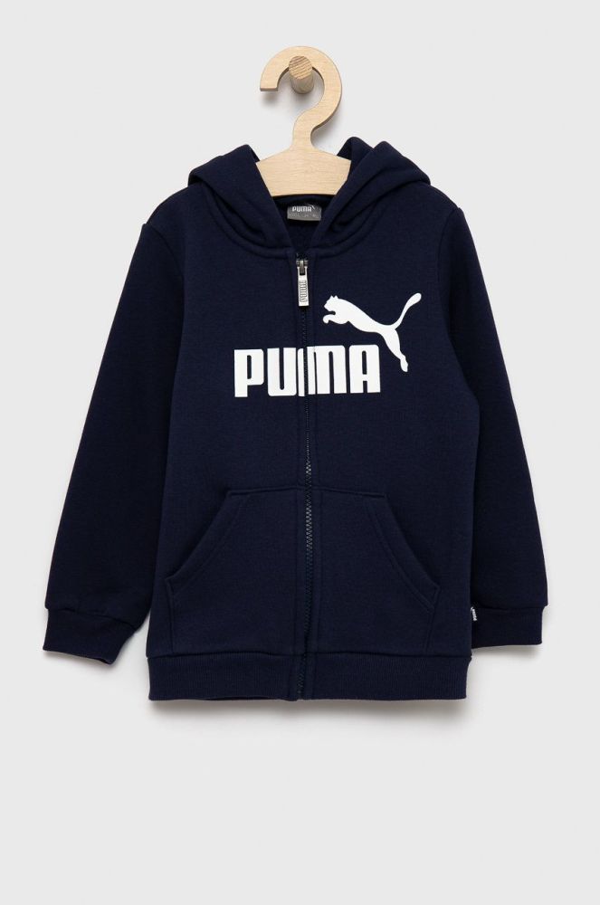 Дитяча кофта Puma 586967 колір синій з принтом