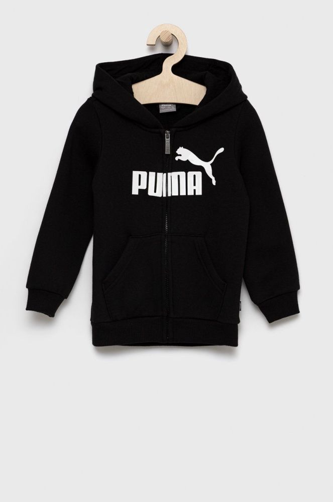 Дитяча кофта Puma 586967 колір чорний з принтом