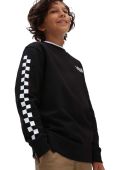 Дитяча бавовняна кофта Vans колір чорний з принтом (1521402)