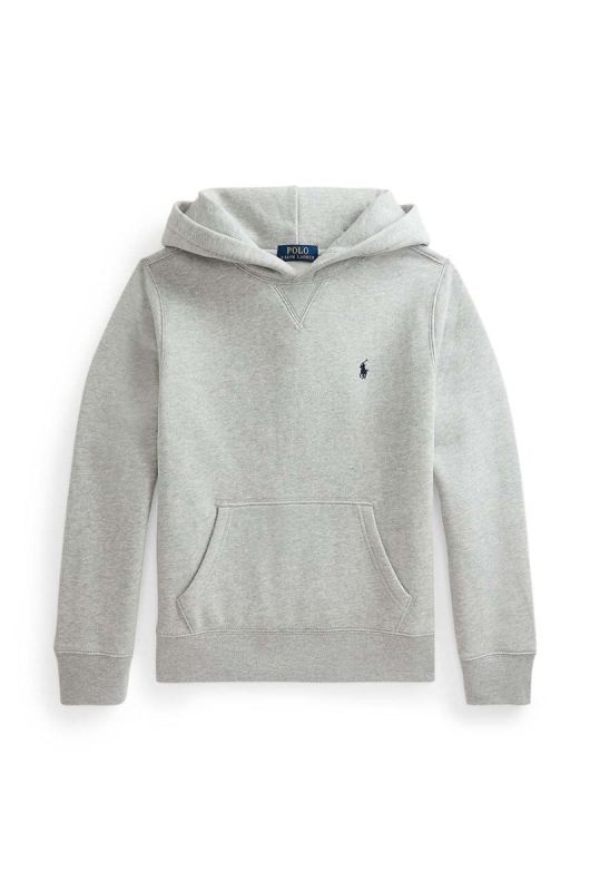 Дитяча кофта Polo Ralph Lauren колір сірий з аплікацією (1742062)