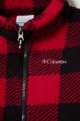 Дитяча кофта Columbia колір червоний однотонна