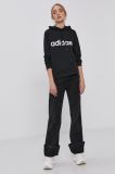 Кофта adidas жіноча колір чорний з принтом (1534316)