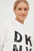Кофта Dkny жіноча колір білий з принтом