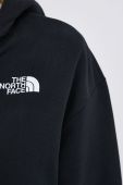 The North Face - Бавовняна кофта колір чорний