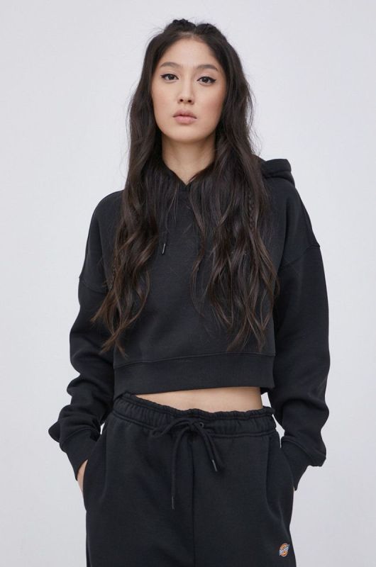 Кофта Dickies жіноча колір чорний гладка DK0A4XJTBLK-BLACK