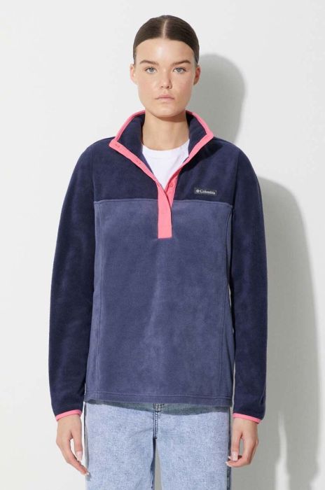 Спортивна кофта Columbia Benton Springs жіноча  однотонна 1860991-191 колір темно-синій