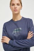 Кофта Columbia жіноча колір синій з принтом (3608899)