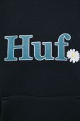 Кофта HUF жіноча колір чорний з принтом (1859709)