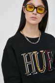 Кофта HUF жіноча колір чорний з аплікацією