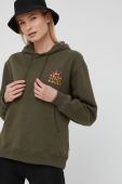 Кофта HUF жіноча колір зелений з принтом