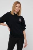 Кофта HUF жіноча колір чорний з принтом (2015095)
