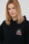 Кофта HUF жіноча колір чорний з принтом (2015095)
