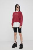 Кофта Roxy жіноча колір бордовий з аплікацією