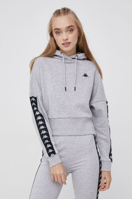 Кофта Kappa жіноча колір сірий меланж