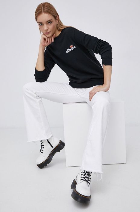 Кофта Ellesse жіноча колір чорний меланж SGS08847-011
