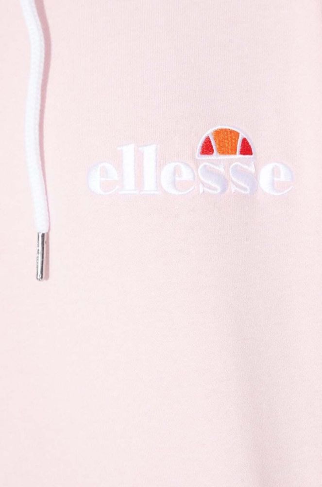 Кофта Ellesse жіноча колір рожевий з капюшоном з аплікацією SGS08848-011 фото 6