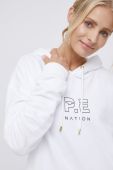 Бавовняна кофта P.E Nation жіноча колір білий з принтом (1842646)