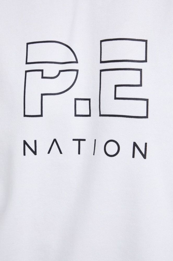 Бавовняна кофта P.E Nation жіноча колір білий гладка фото 5