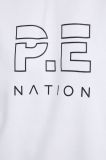 Бавовняна кофта P.E Nation жіноча колір білий гладка