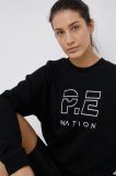 Бавовняна кофта P.E Nation жіноча колір чорний гладка