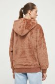 Кофта UGG жіноча колір коричневий з капюшоном однотонна 1121380-CRM