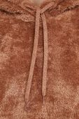 Кофта UGG жіноча колір коричневий з капюшоном однотонна 1121380-CRM
