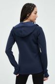 Кофта Houdini жіноча колір синій з капюшоном однотонна