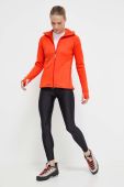 Спортивна кофта Houdini Power колір помаранчевий з капюшоном однотонна (3636948)