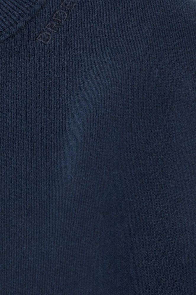 Бавовняна кофта Dr. Denim жіноча колір синій гладка фото 6