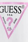 Дитяча бавовняна кофта Guess колір білий з принтом (1535607)