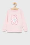 Дитяча кофта Guess колір рожевий з аплікацією (1669842)