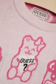Дитячий светр Guess колір рожевий теплий (1722964)